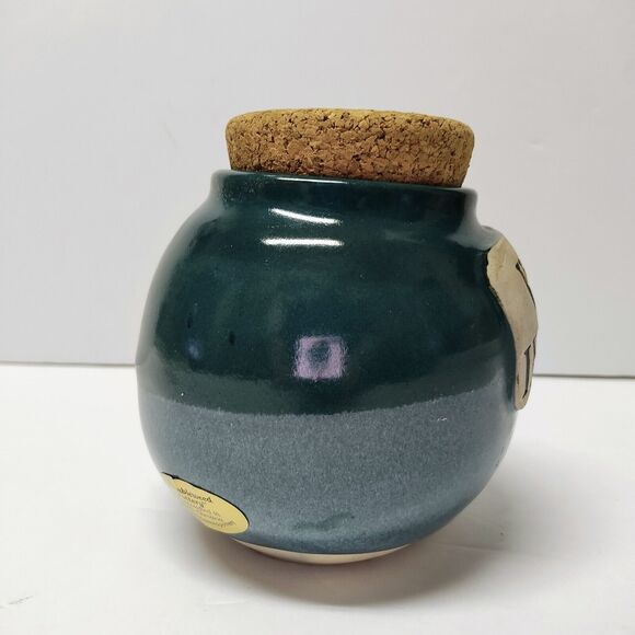 Piggy Bank or Jar w/ Cork Handcrafted Pottery "What The IRS Missed Mi$sed" - Picture 4 of 10